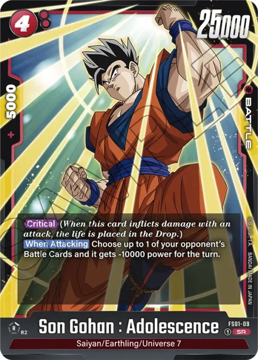 FS01-09 | SR | Son Gohan : Adolescence