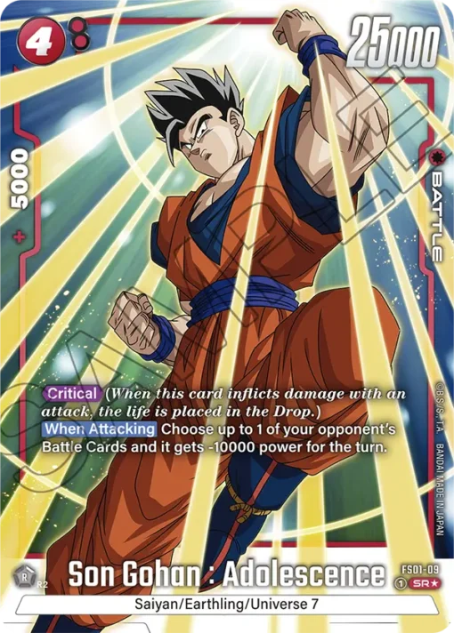 FS01-09 Alt | SR | Son Gohan : Adolescence